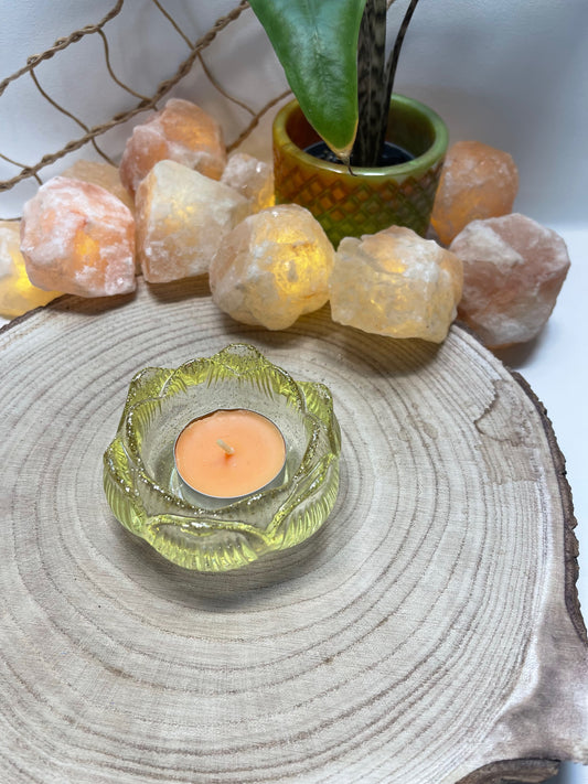 Teelichthalter "Lotusblüte geschlossen"