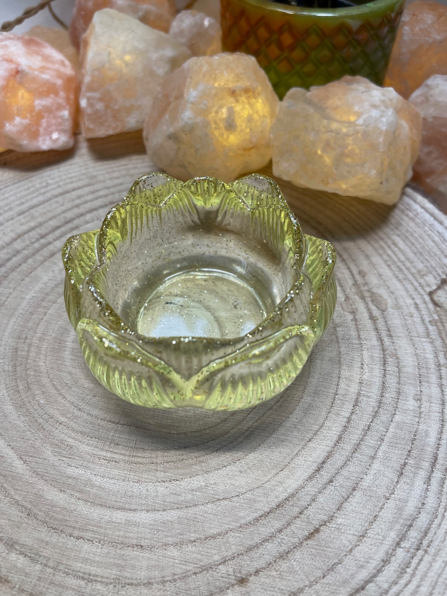 Teelichthalter "Lotusblüte geschlossen"