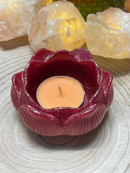 Teelichthalter "Lotusblüte geschlossen"