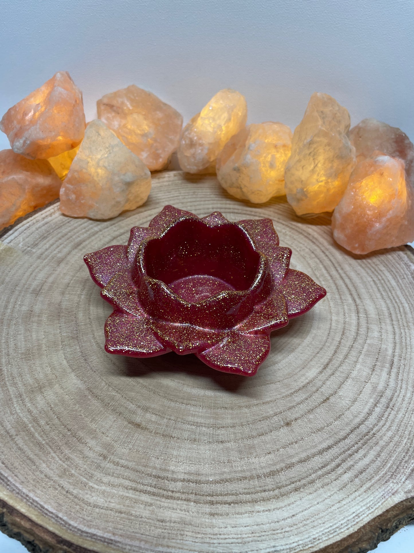 Teelichthalter "Lotusblüte offen"