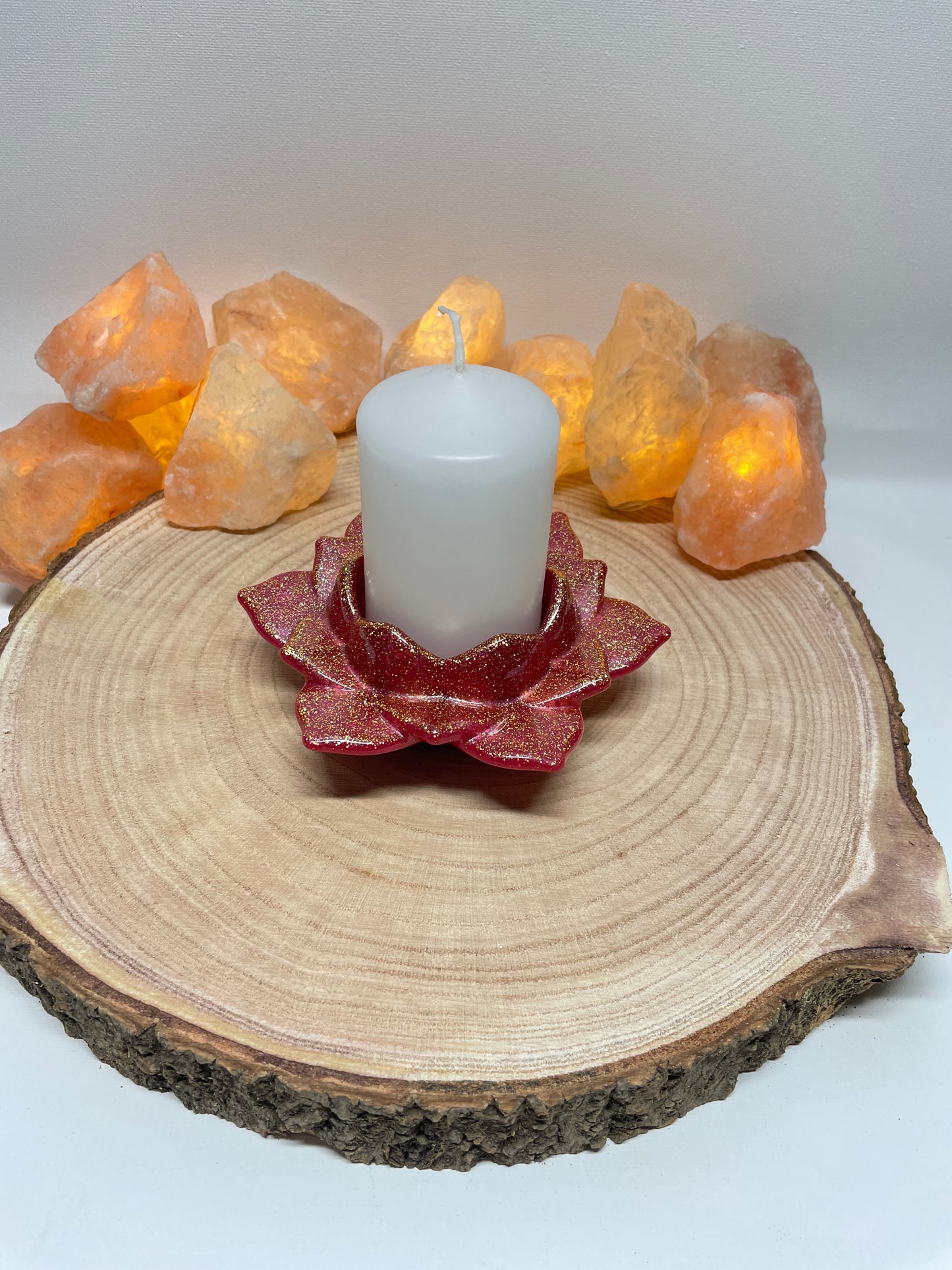 Teelichthalter "Lotusblüte offen"