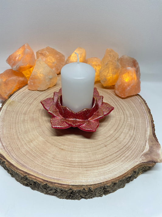 Teelichthalter "Lotusblüte offen"