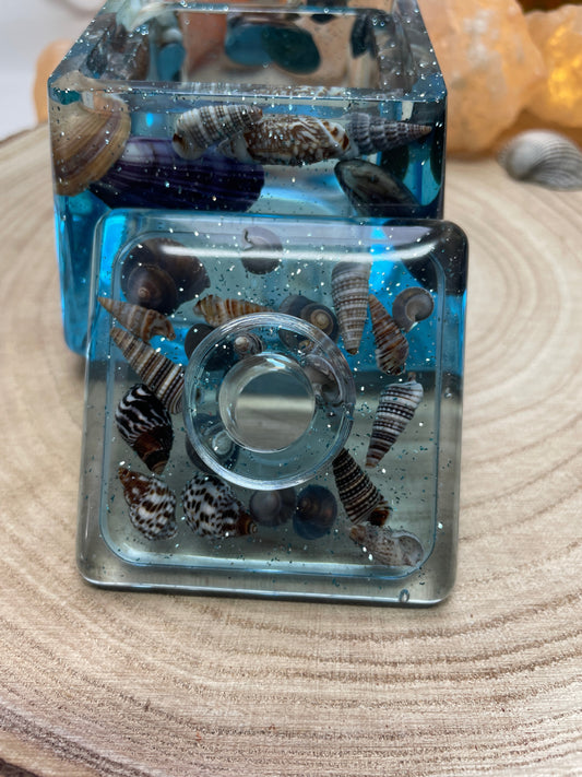 Seifenspender mit Muscheln