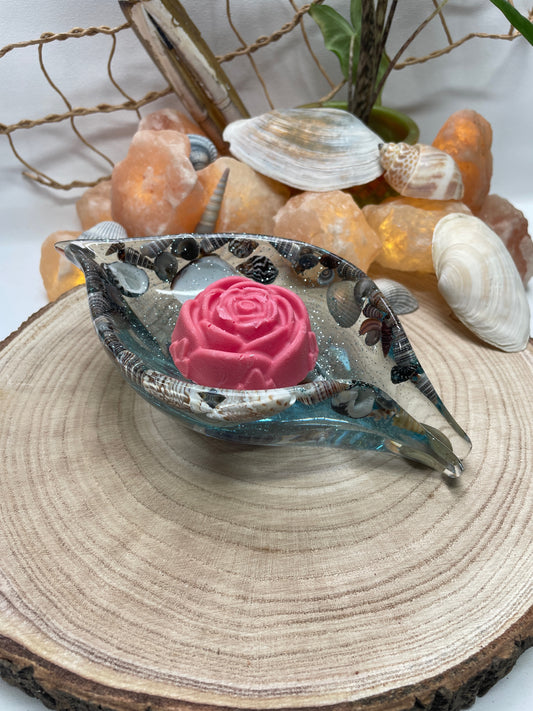 Seifenschale mit Muscheln