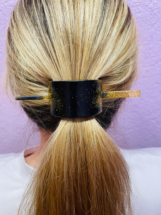 Resin Haarspange mit 2 Haarnadeln