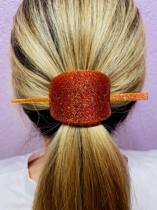 Resin Haarspange mit 2 Haarnadeln