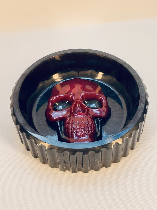 Aschenbecher "Totenkopf"