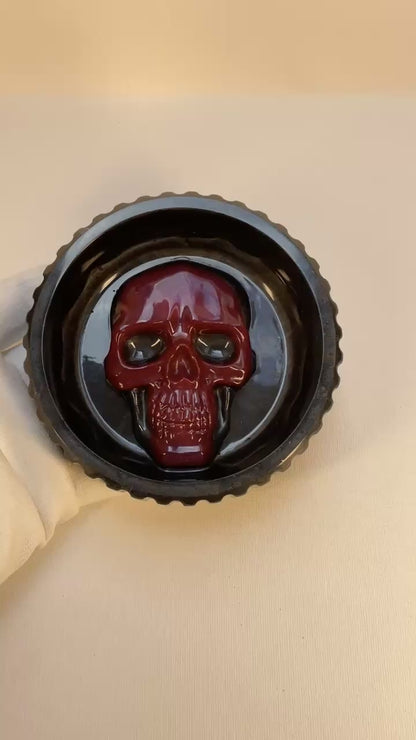 Aschenbecher "Totenkopf"