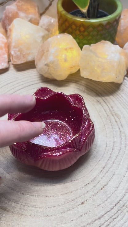 Teelichthalter "Lotusblüte geschlossen"