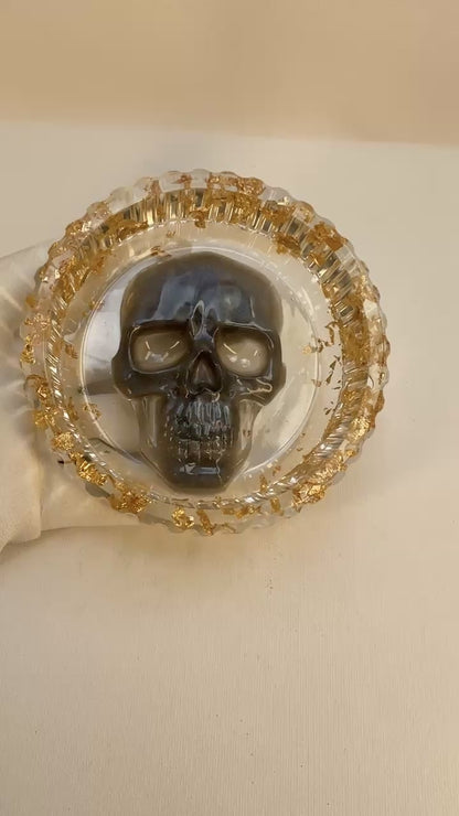 Aschenbecher "Totenkopf"